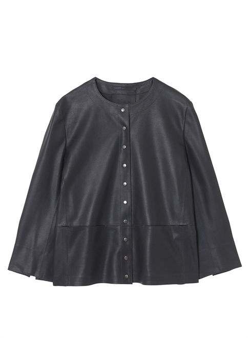 クルーネックカーディガン(BLACK-38)