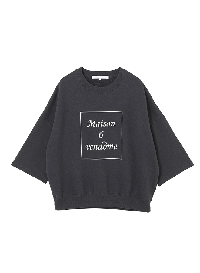 ロゴプリントスウェットTEE