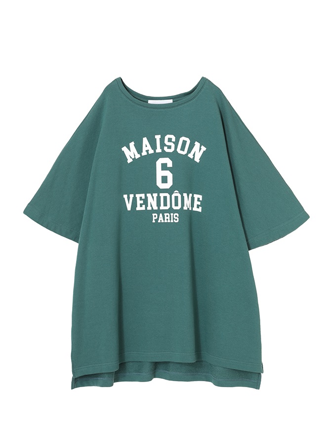 ロゴプリントチュニックTEE(IVY-36)