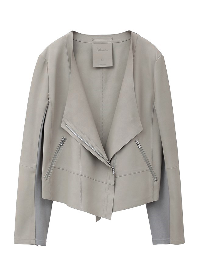 フロントドレープZIP-UPジャケット(DOVE-36)