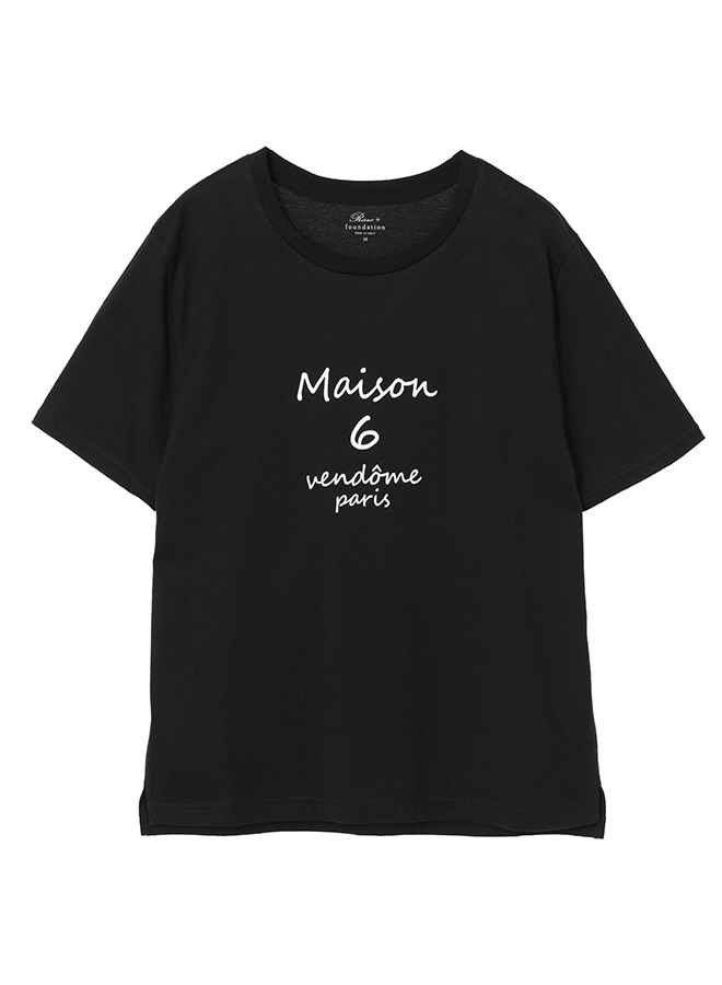 ロゴプリントTEE(BLACK-36)