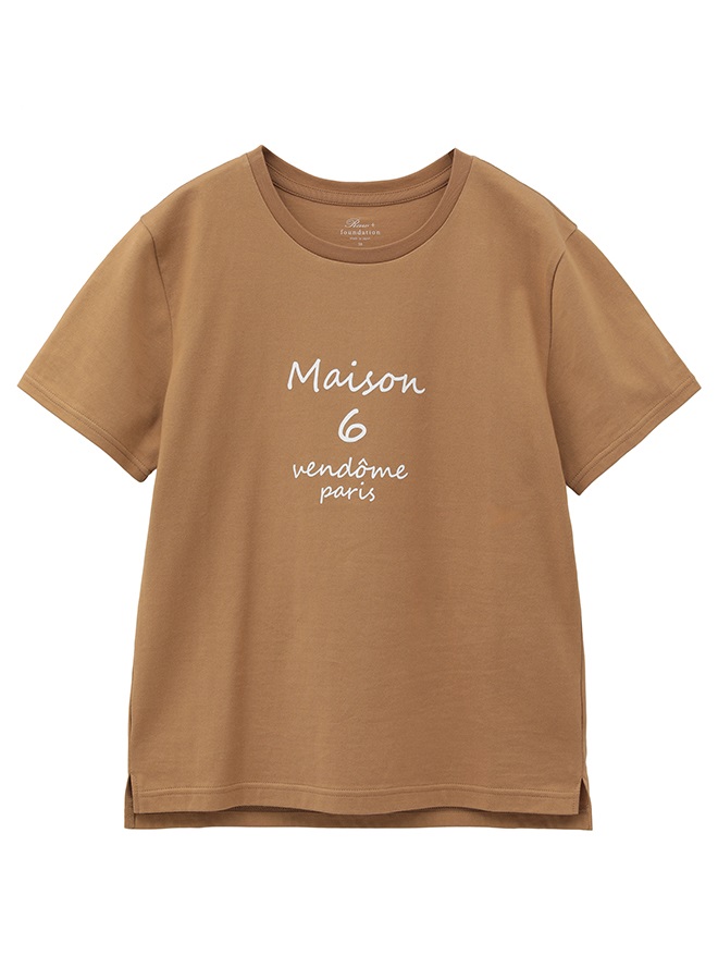 ロゴプリントTEE(ALMOND-36)