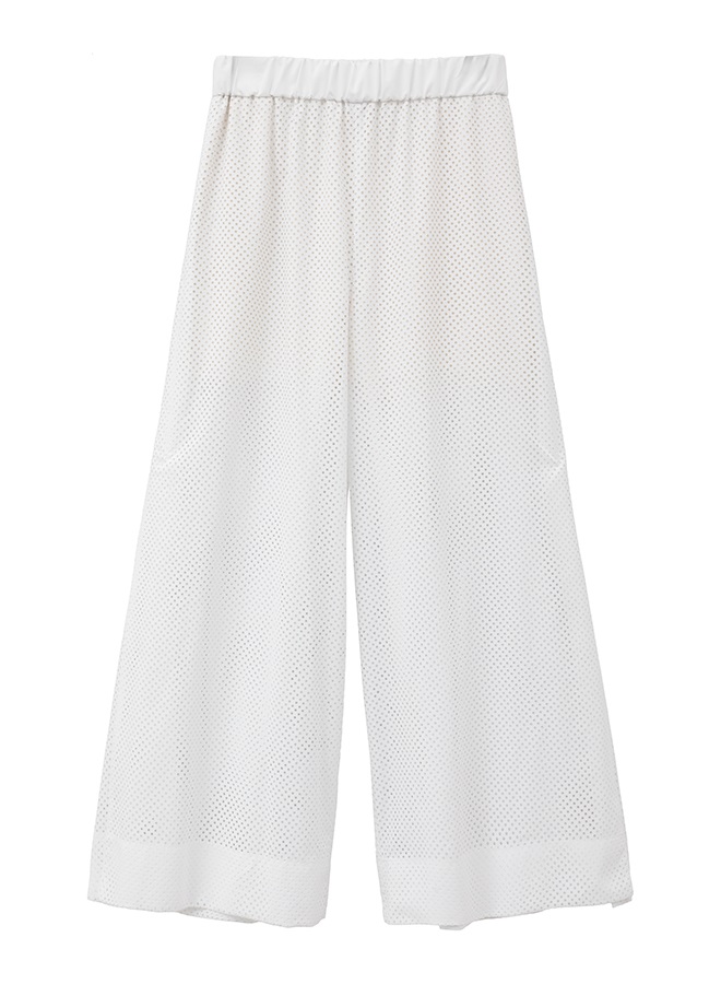 サイドベンツクロップドパンツ(WHITE-38)