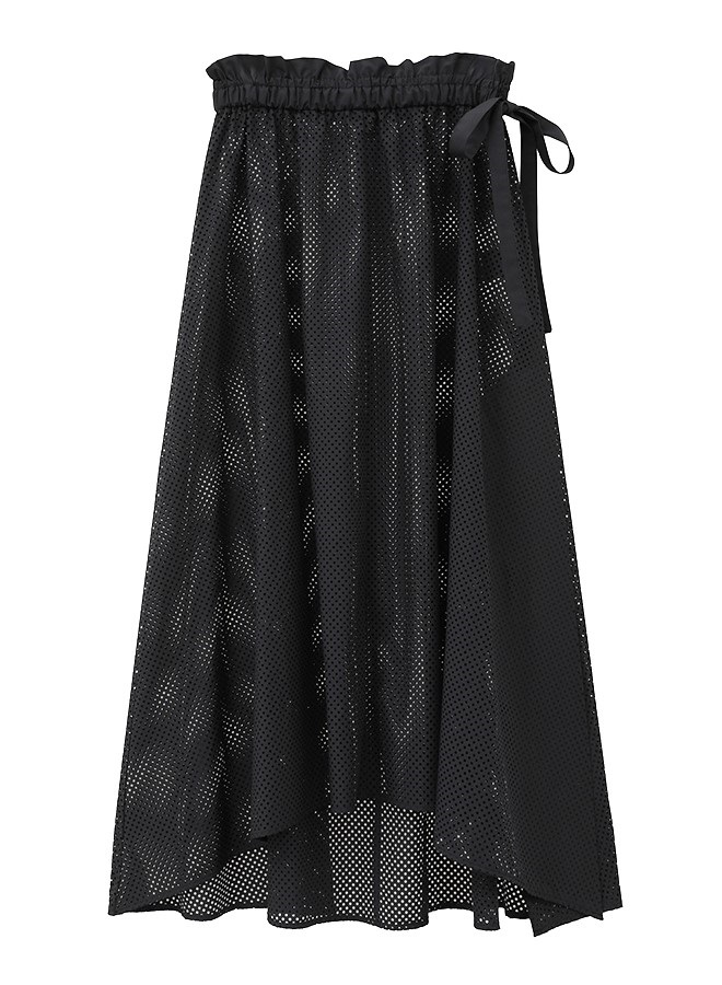 ギャザースカート(BLACK-38)