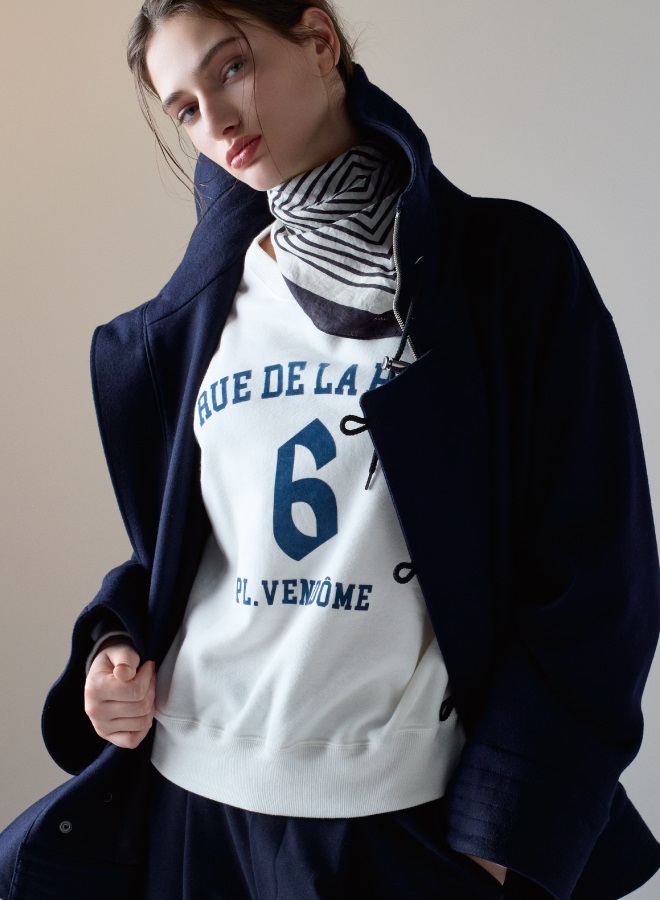 Papas MANIERE DE HEMING 両面 プリント ロゴ スウェット Papas MANIERE DE HEMING 両面 プリント ロゴ スウェット Papas