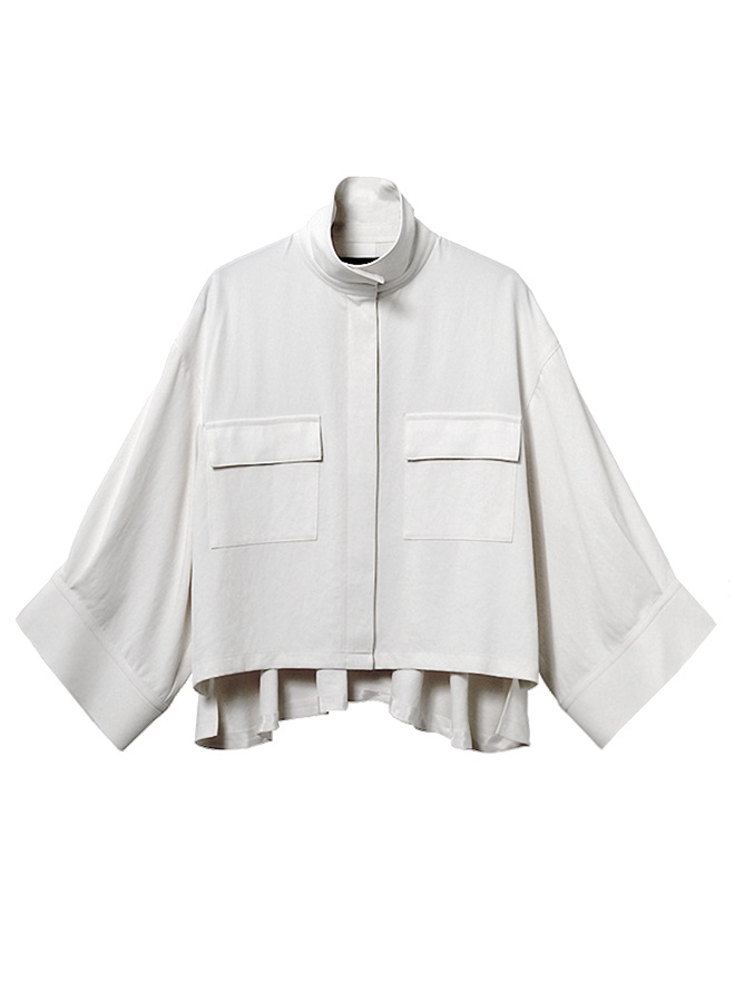 クロップドシャツジャケット(OFF WHITE-36)