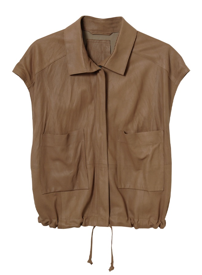 クロップドスリーブレスTOP(FAWN-36)