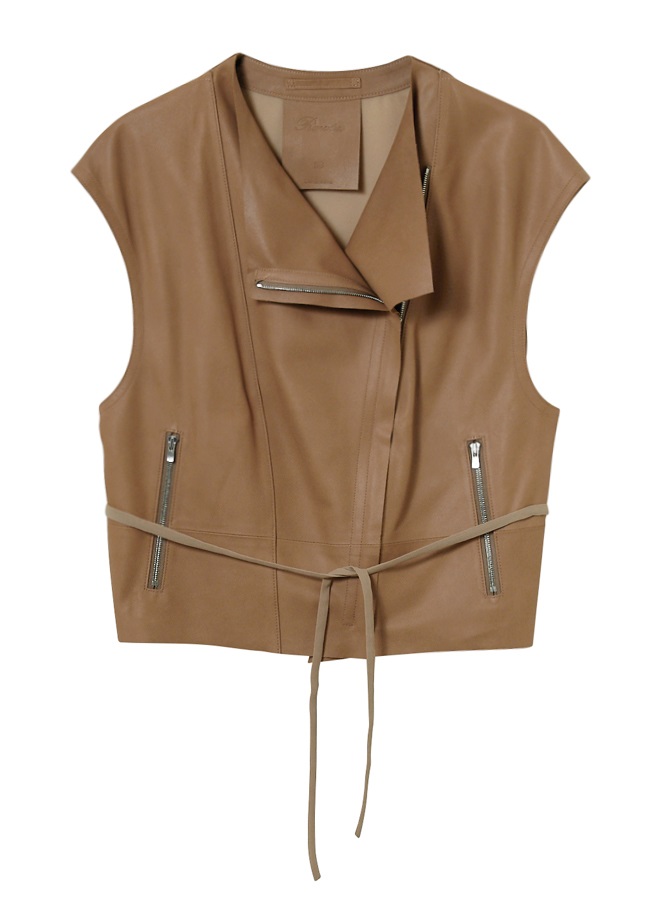 クロップドジップアップジレ(FAWN-36)